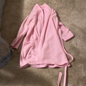 Women's Soft Pink Wrap Trench Coat